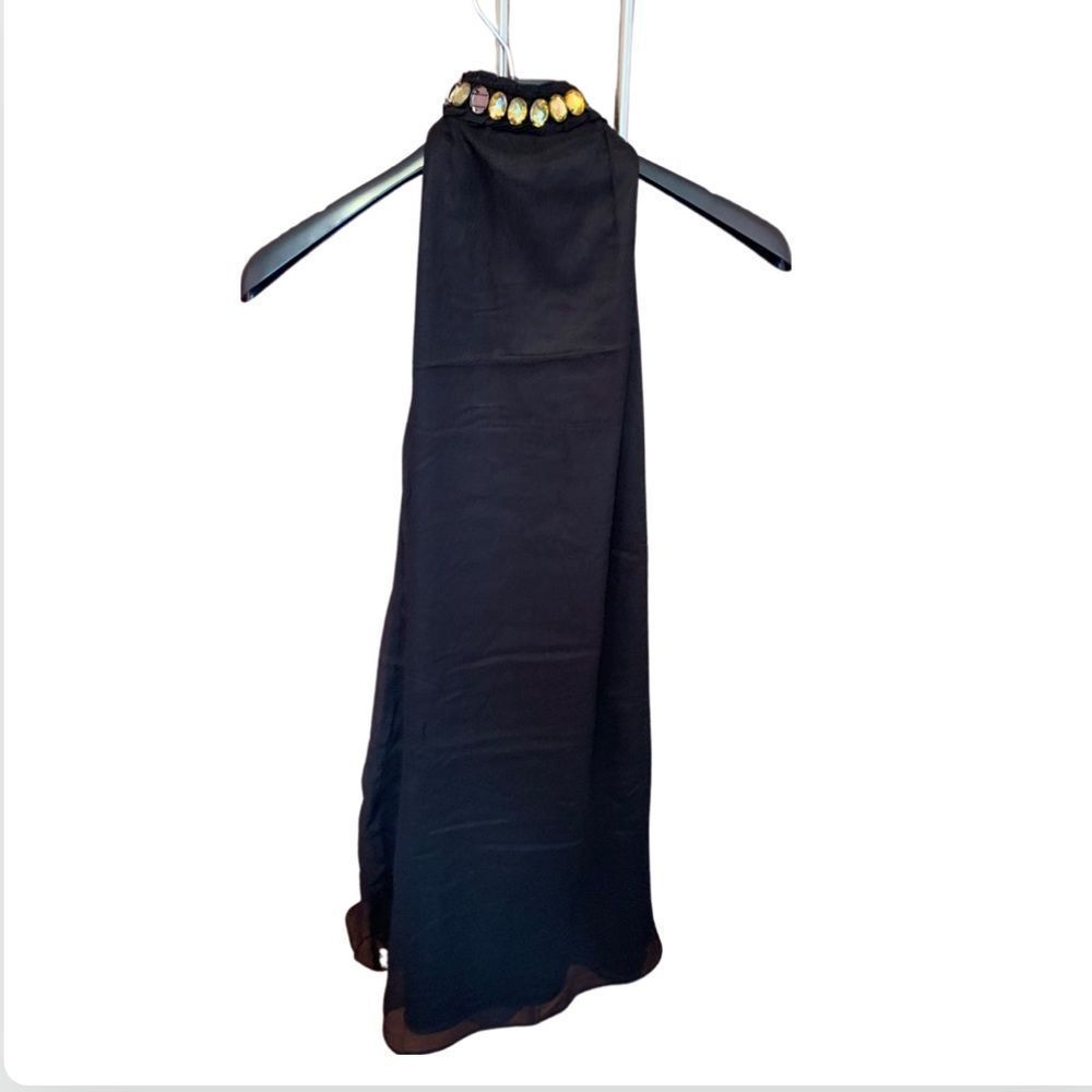 100% silk halter dress